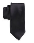 Black tie on a white background