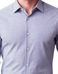 Close-up of a checkered shirt with a white background