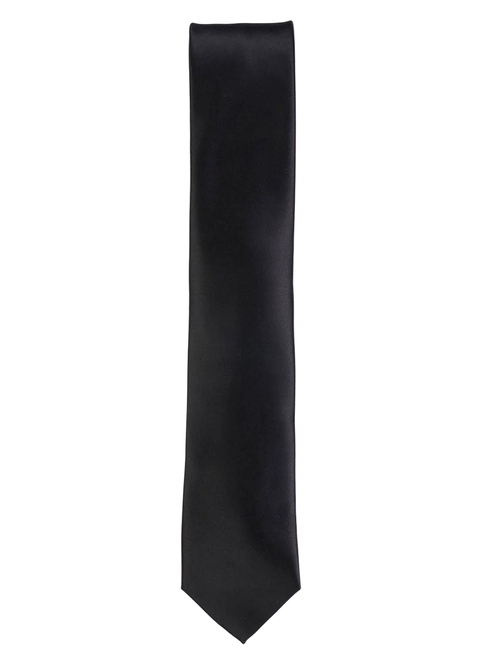 Black tie on a white background